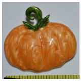 Enamel Fall Harvest Pumpkin Brooch