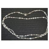 Peyote Bird 925 Sterling Desert Pearls Strand