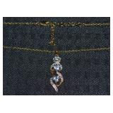 Danbury Mint GP I Love You More Pendant Necklace