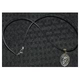 925 Sterling Oval Celtic Oval Pendant 18" Necklace