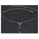 For the Journey 925 Sterling Amethyst Peridot