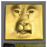 Vtg JJ J Jonette Goldtone Lion