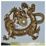 Metropolitan Museum Art MMA Zodiac Dragon Brooch