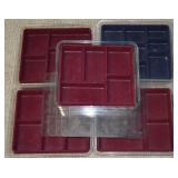 (5) Neatnix Jewelry Stax 9x8 Acrylic Storage Cases