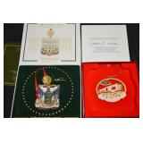2018 White House Christmas Ornament + 2005 Clinton