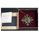 Baldwin 24kt Gold Finished Brass 3D Snowflake