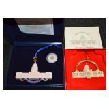 2018 Texas Capitol Granite Ornament +2004 Arkansas