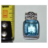 Zia 925 Sterling Blue Topaz Pendant