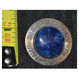 Great Falls Metal Works 925 Sterling Lapis "Peace"