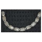 WWII-era Sterling Forget Me Not 10 Link Sweetheart