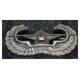 WWII US Army Airborne Glider Sterling Badge 1 5/8"