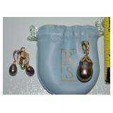 Ross Simons 18k Gold 0.08ct Diamond Tahitian