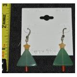 Silver Moon 925 Sterling Glass Christmas Tree