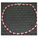 Danbury Mint 925 Sterling Multitone Pink Pearl