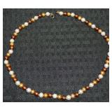 Danbury Mint 925 Sterling Multicolor Pearl Strand