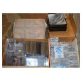 Large lot of Sports Card Storage 9 card Pages,
