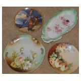 (3) Antique Handpainted China Pieces + Norman