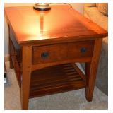 Contempo Drawered End Table 30x26x24" tall