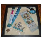 2020 NFL Super Bowl LIV Memoribilia Framed Pc