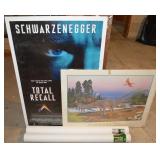 Posters Lot w/ Total Recall + Dinosaurs & Mystery