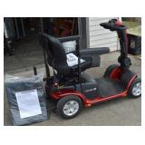 Pride Victory 10 Candy Apple Red 4 Wheel Mobility