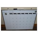 Modern Dry Erase Wall Mount Calendar 20x16
