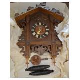 Vintage Black Forest 2 Weight Cuckoo Clock As-Is