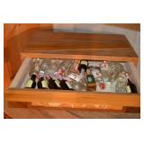 Handcrafted Small Drawer Storage Cabinet w/
