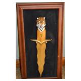The Siberian Tiger Knife Ray Beers w/ Frame 19.5