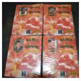 (4) Action Packed LE Badge of Honor Pins: Young