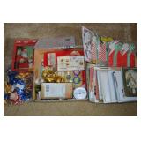 Christmas Gift Supplies & Holiday Cards Lot