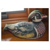 1977 The Toy Works Inc Wood Duck Plush 13L