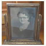 Art Deco Gilt Wooden Picture Frame