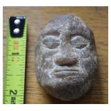 Ancient Central American Style Carved Rock Face