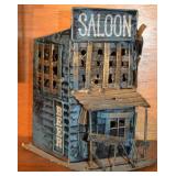 3D Metal Sculpture of Saloon Coin Bank 7.75t