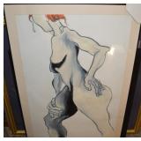 Brooke Nelson Signed Original Watercolor Nude