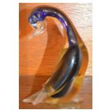 MCM Seguso Murano Art Glass Duck figure 5.5t