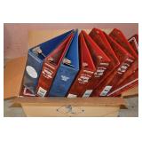 Box Overfilled with BCW & Other Sportscard Albums