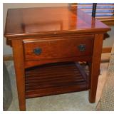 Contemporary Drawered End Table 30 x 26 x 24" tall