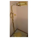 MCM Brass Adjustable Pharmacy-style Floor Lamp