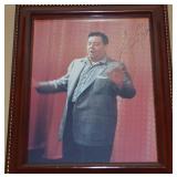 Jackie Gleason Signed Publicity Photo Framed 8 x10