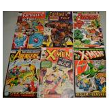 (6) Marvel Comics: Avengers, X-Men & Fantastic
