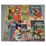 (9) Vtg Comic Books: Disney, Looney Tunes,