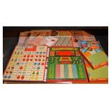 Collection of Vintage Unused Punch Board Gambling