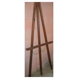 Vintage Wooden Easel 68" Tall
