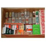 Flat of Spice & Other Tins/Containers w/ Tones