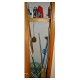 Laundry Room Closet Cleaning Supplies Lot