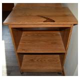 Vintage 3 Tier Microwave Stand on Wheels