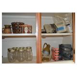 Laundry Room 2 Section Cabinet Contents Lot: