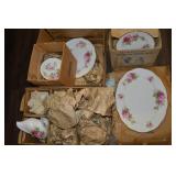 Boxed Set of Royal Albert Crown China American